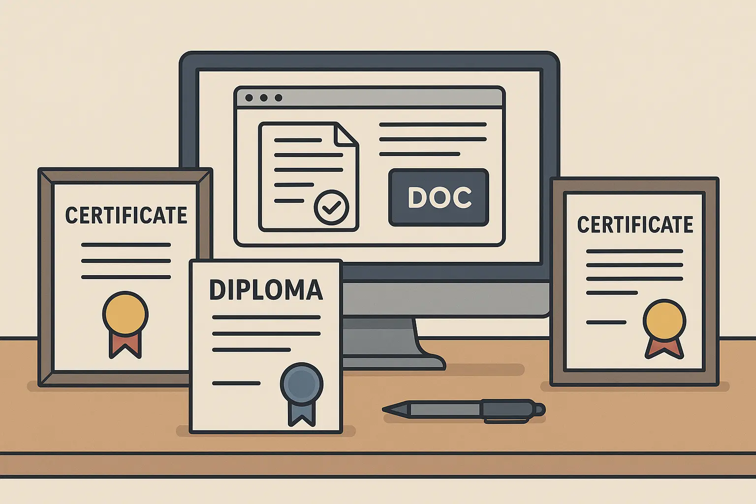 Professional documentation for CBT certification journey