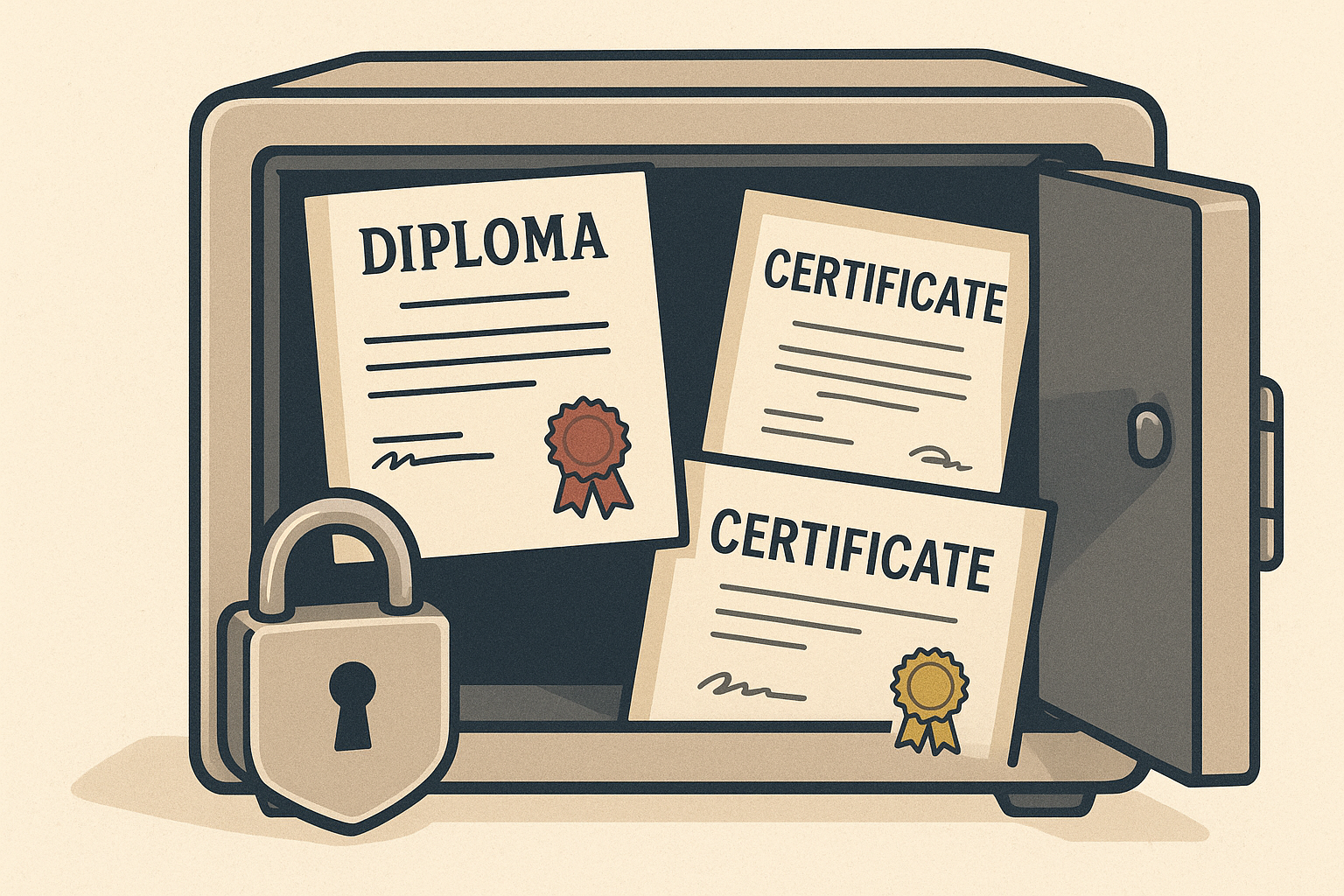 Protecting teacher credentials and diplomas