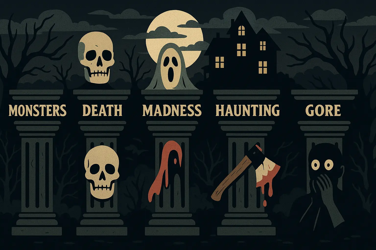 Horror writing techniques and storytelling elements