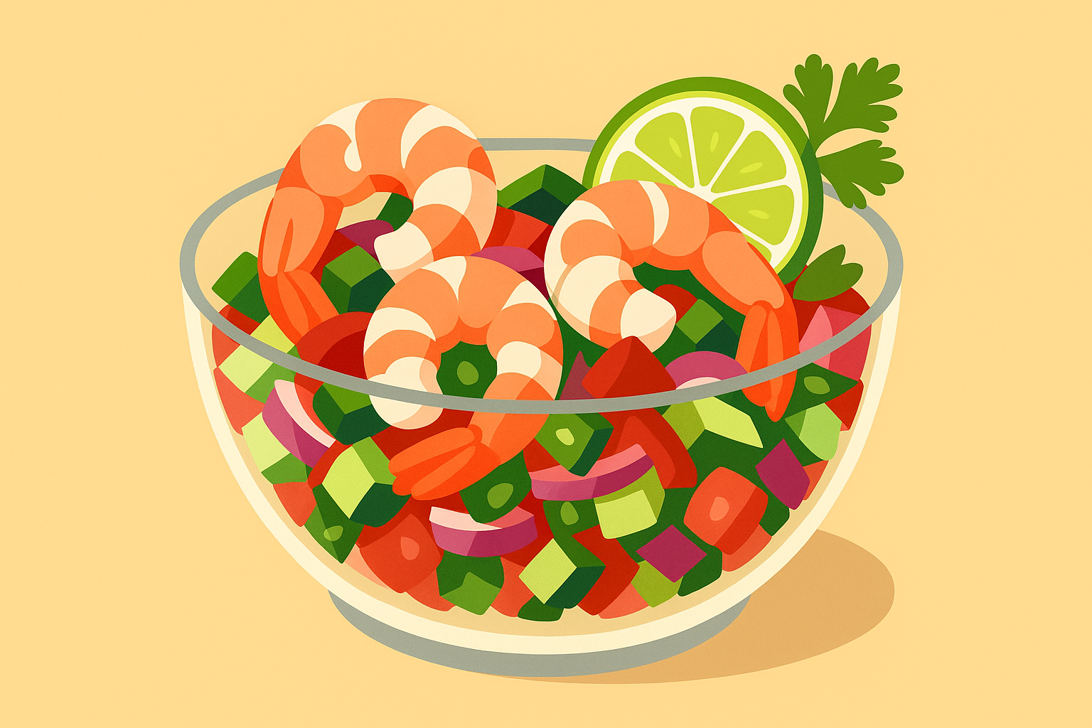 Step-by-step shrimp ceviche preparation for beginners