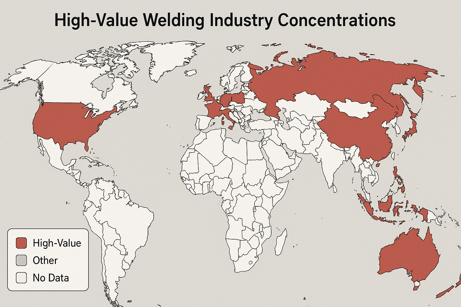 High-value welding industry sectors