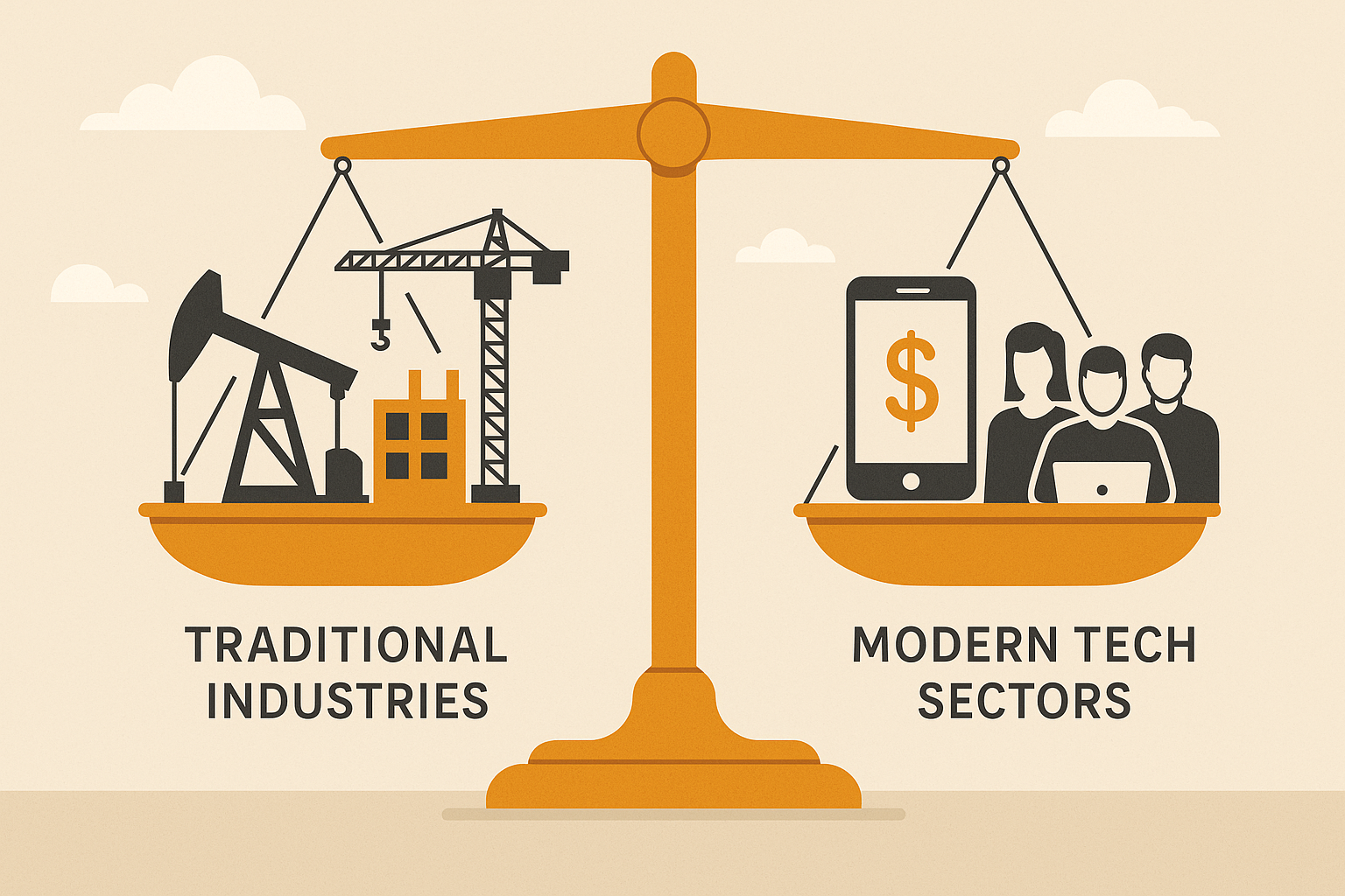 Traditional vs startup salary comparison Dubai