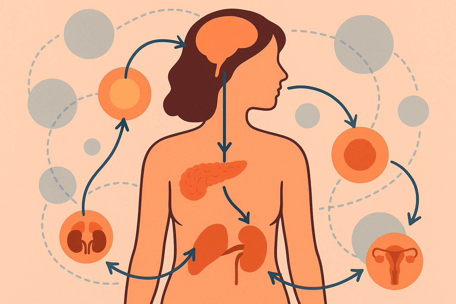 Hormonal changes with high-calorie eating