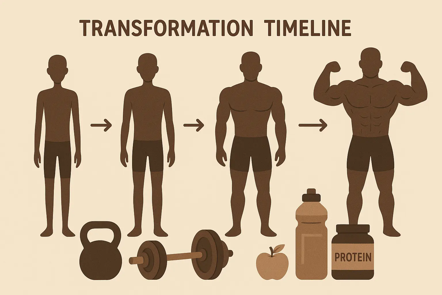 Hardgainer transformation progress tracking
