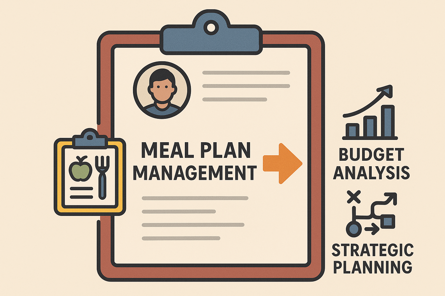Career skills from meal plan management