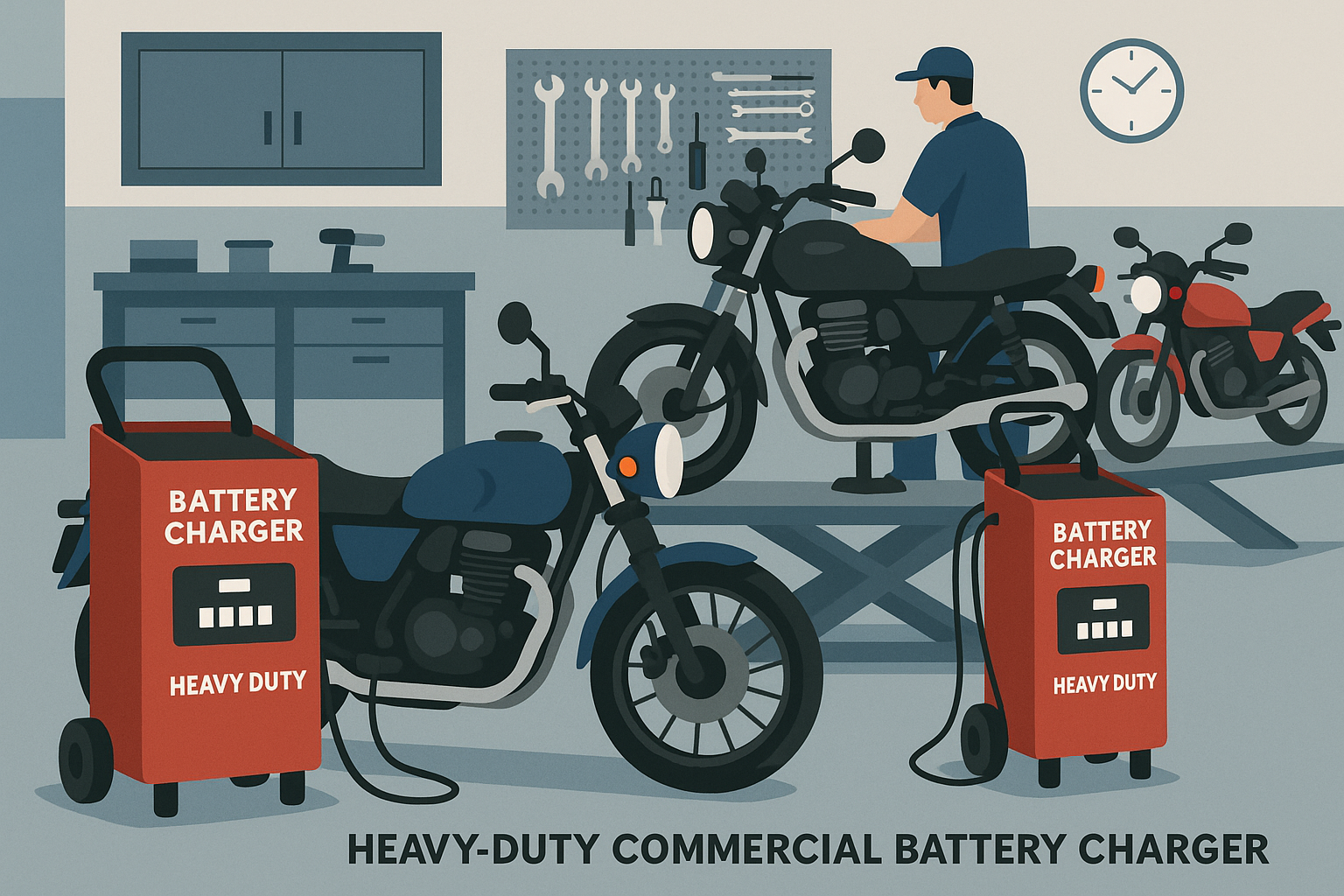 Heavy-duty commercial battery tenders