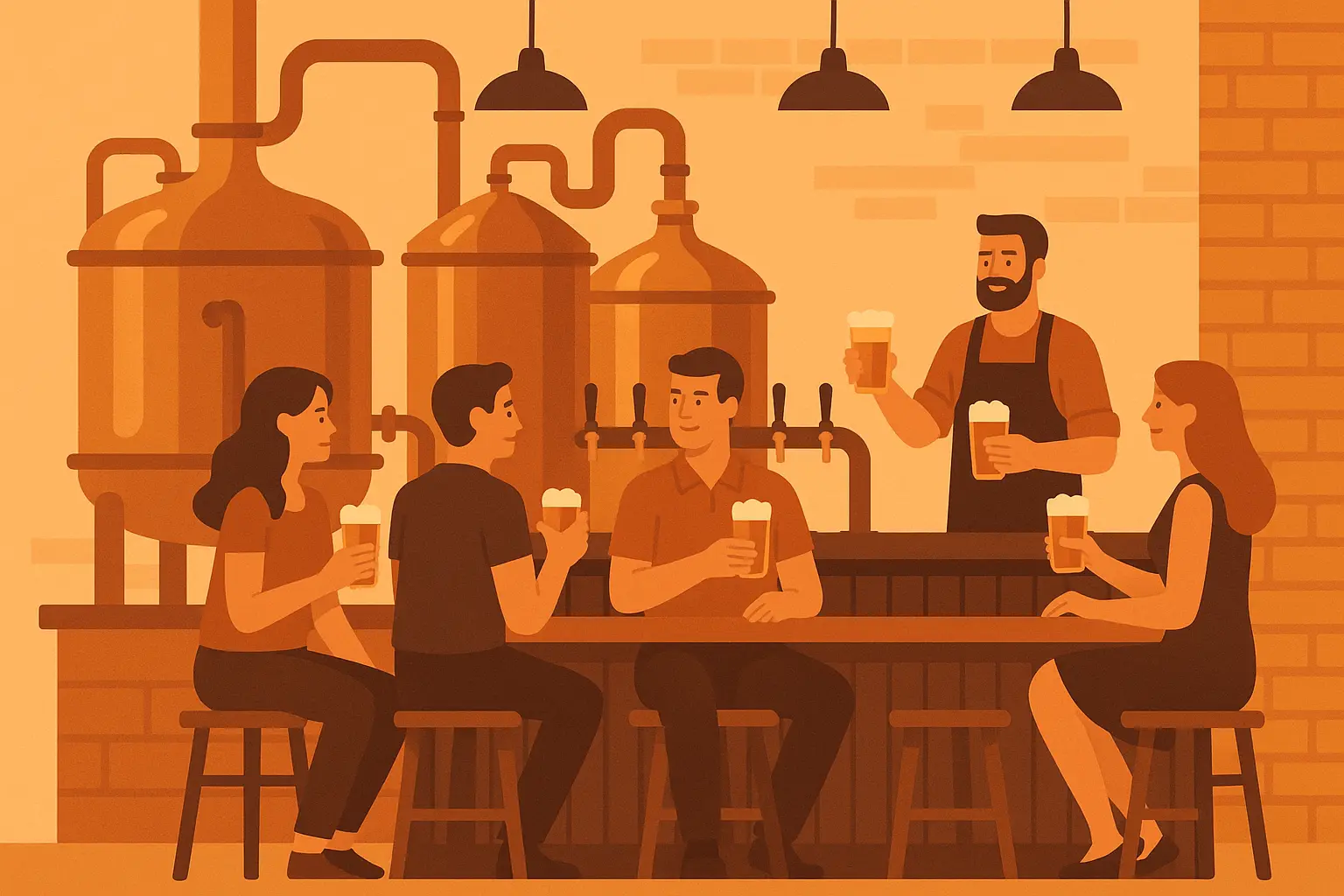 Brewery tour and tasting