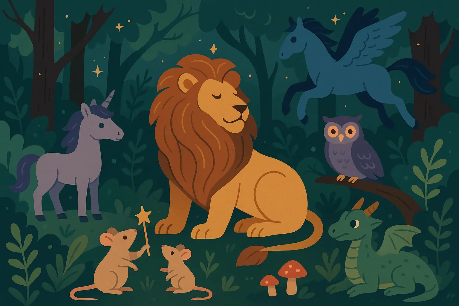 Analysis of different animal story categories