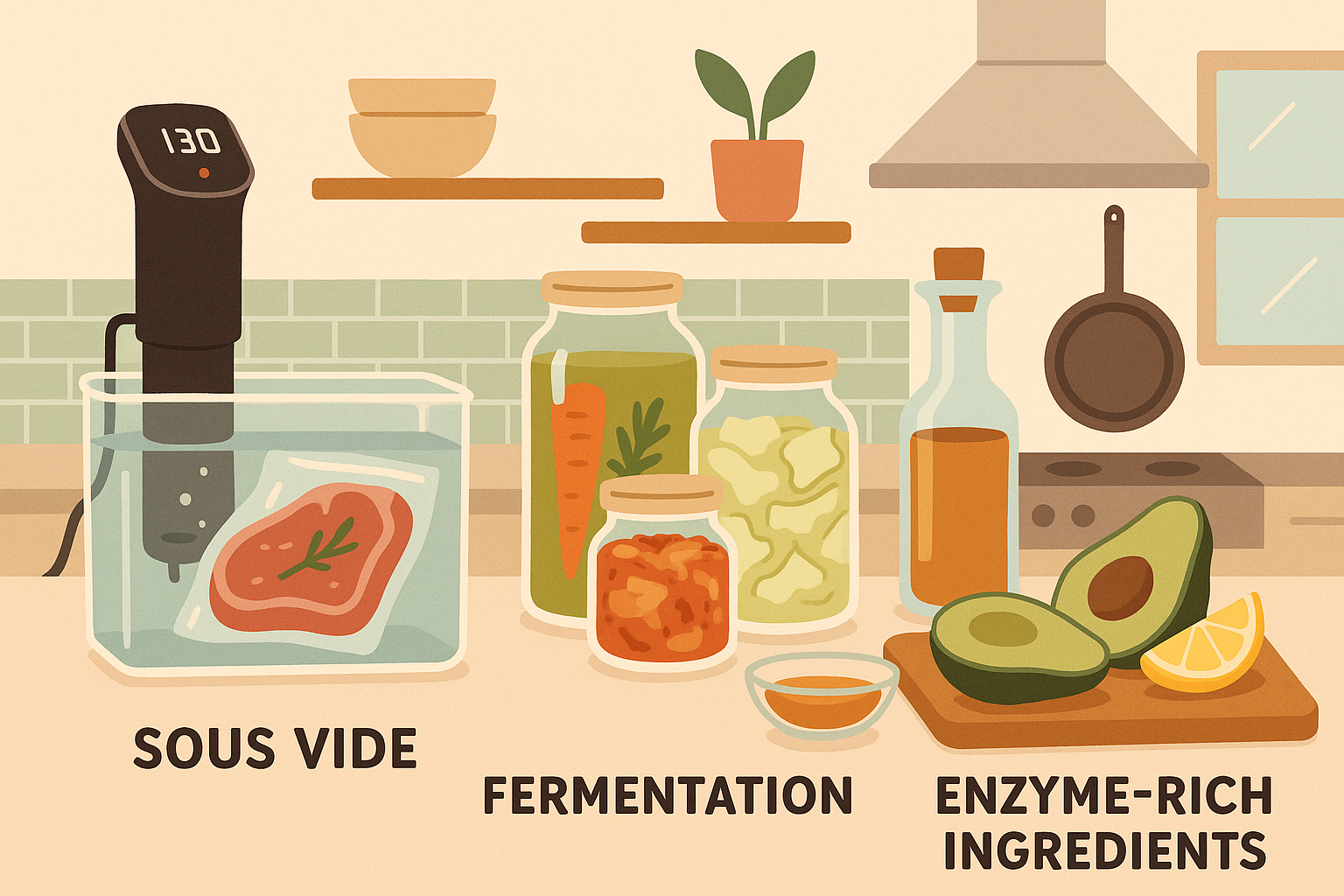 Food preparation techniques comparison
