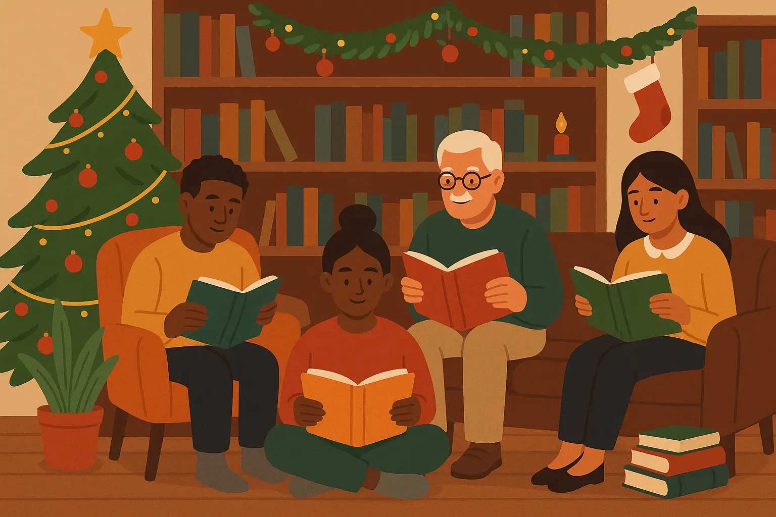 Comparison chart of different Christmas story categories