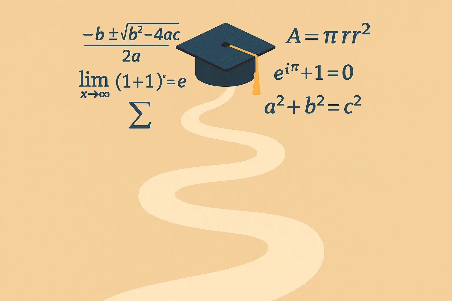 Mathematics graduate celebrating degree completion