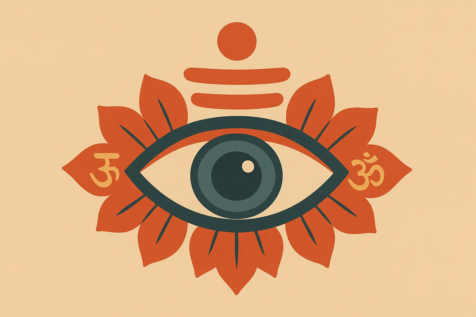 Traditional cultural third eye tattoo designs