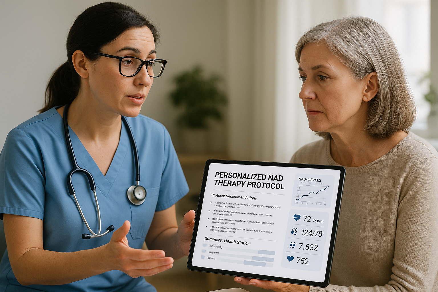NAD therapy optimization platform