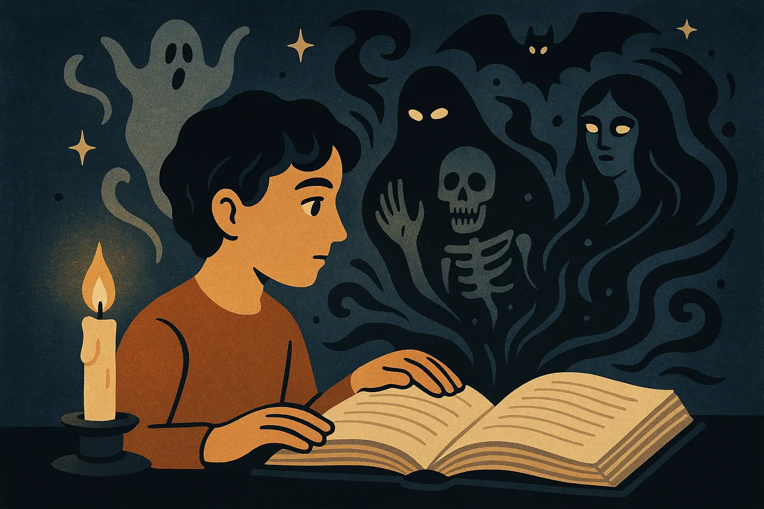 Halloween stories conclusion with haunting atmosphere