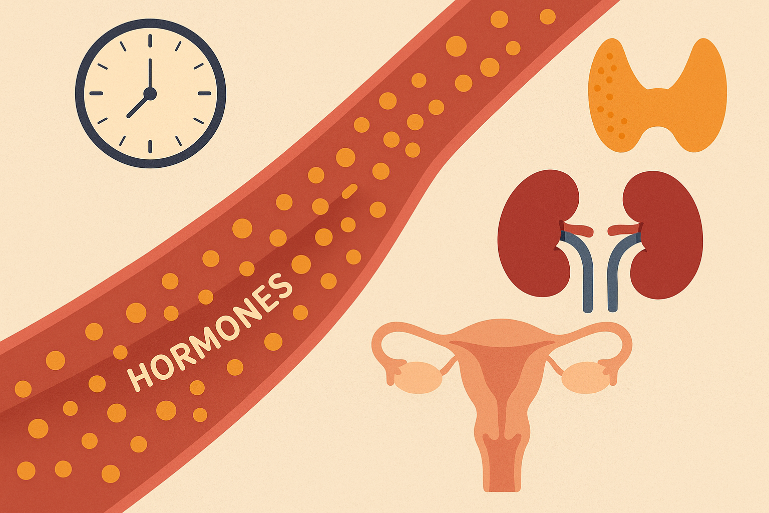 Hormonal response timeline after push-up exercise