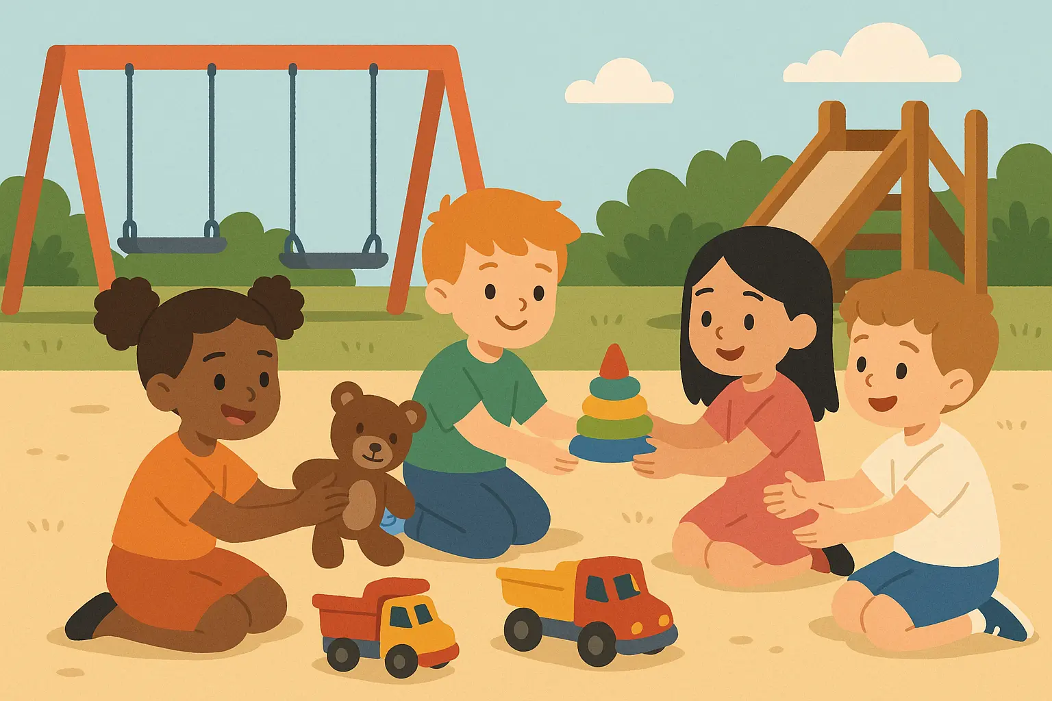 Character building through stories