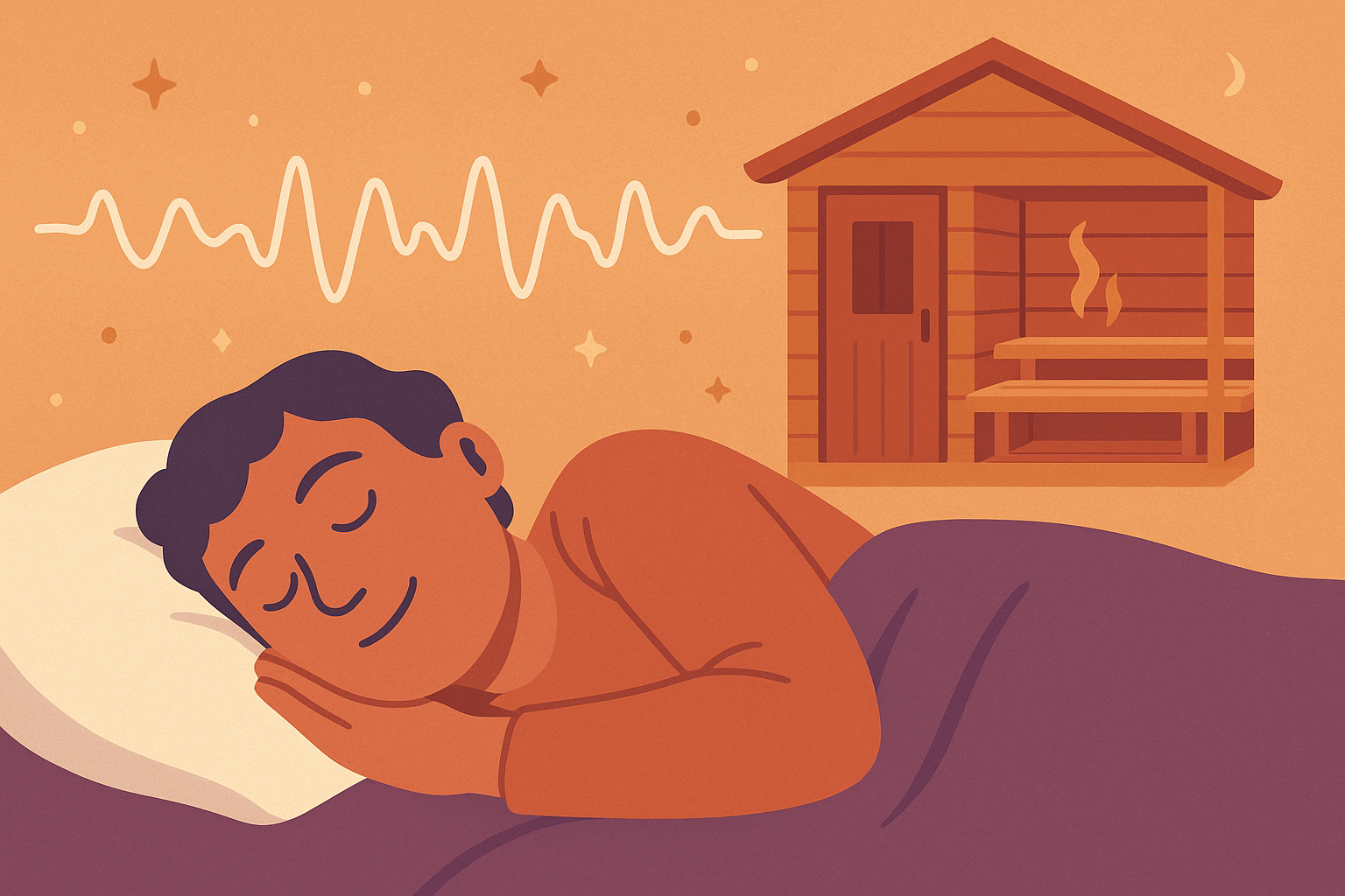 Sleep quality improvement through strategic sauna timing