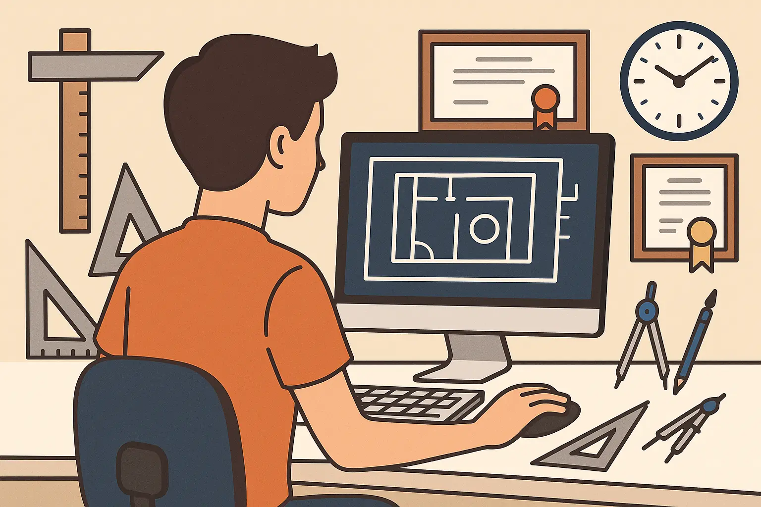 Drafting degree timeline comparison chart