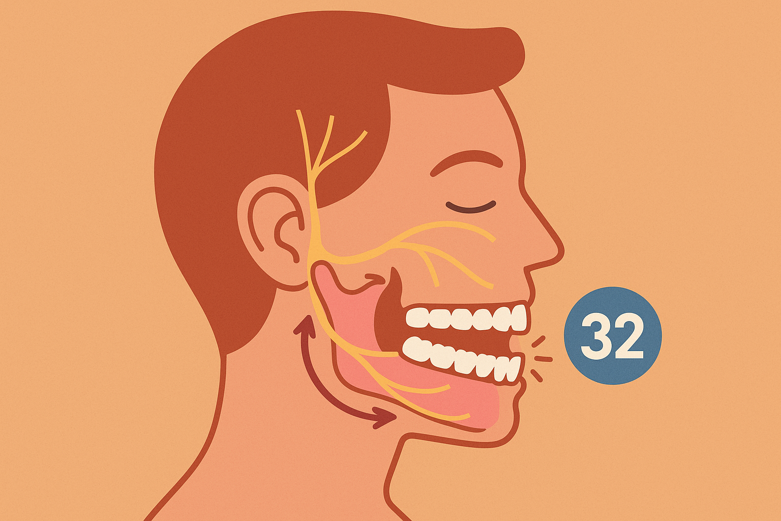 Proper chewing technique for gastritis