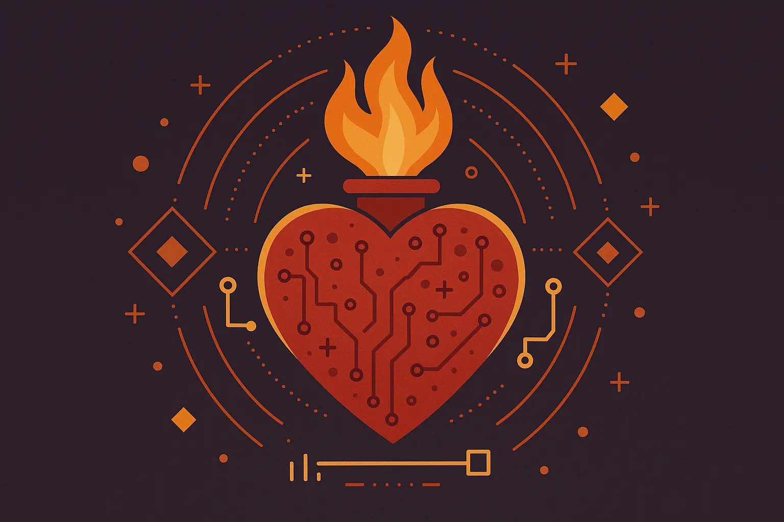 Sacred heart tattoo digital design transformation