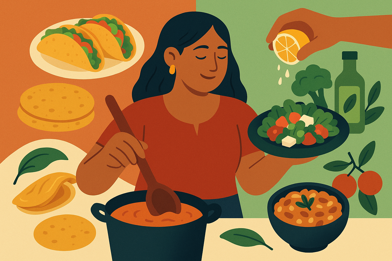 Cultural food adaptation for healthy meal planning