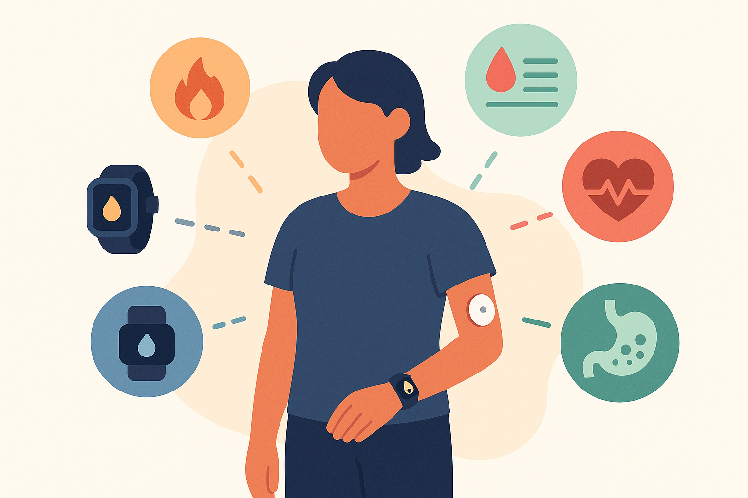 Heart rate variability tracking for meal planning