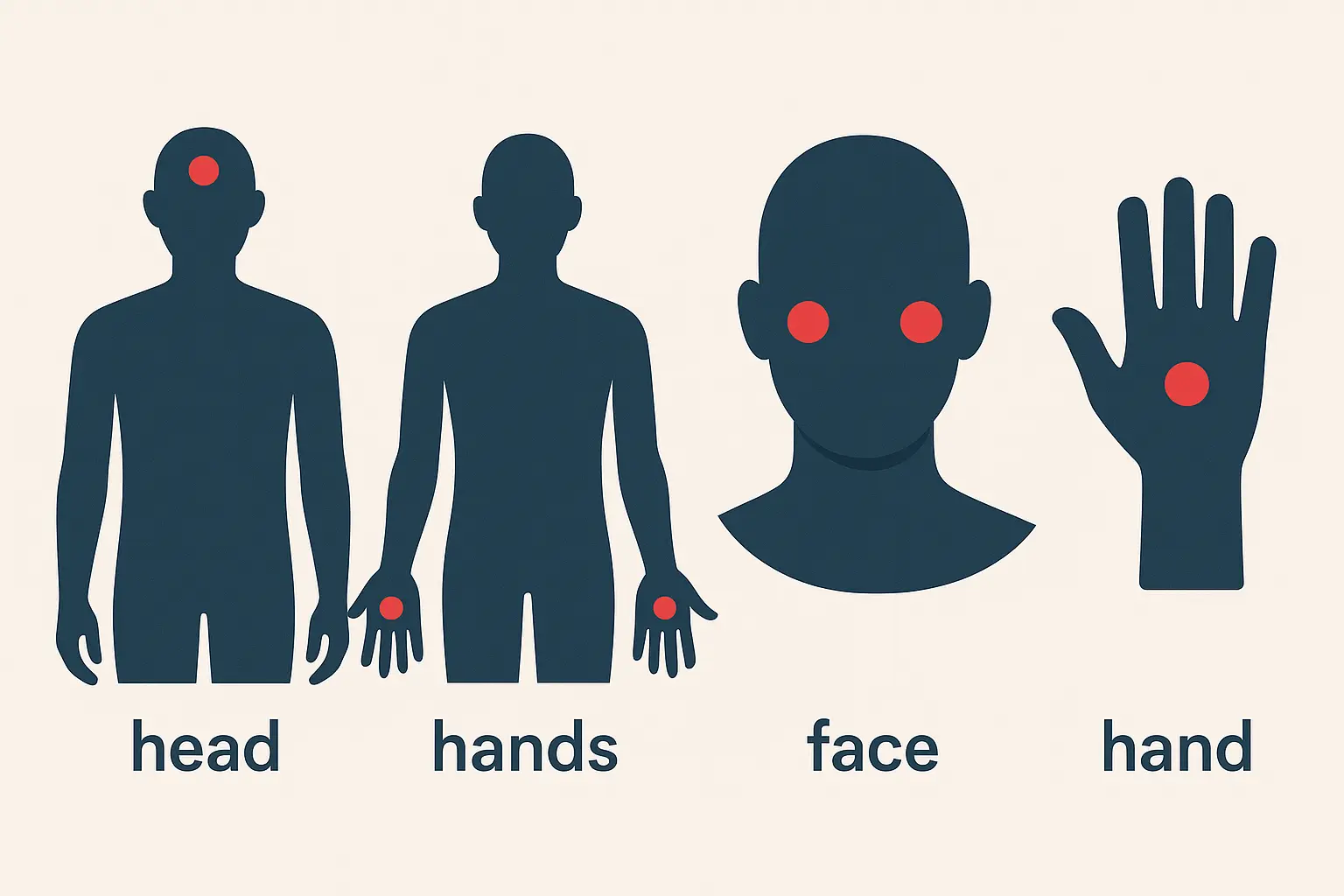 Three dot tattoo placement variations