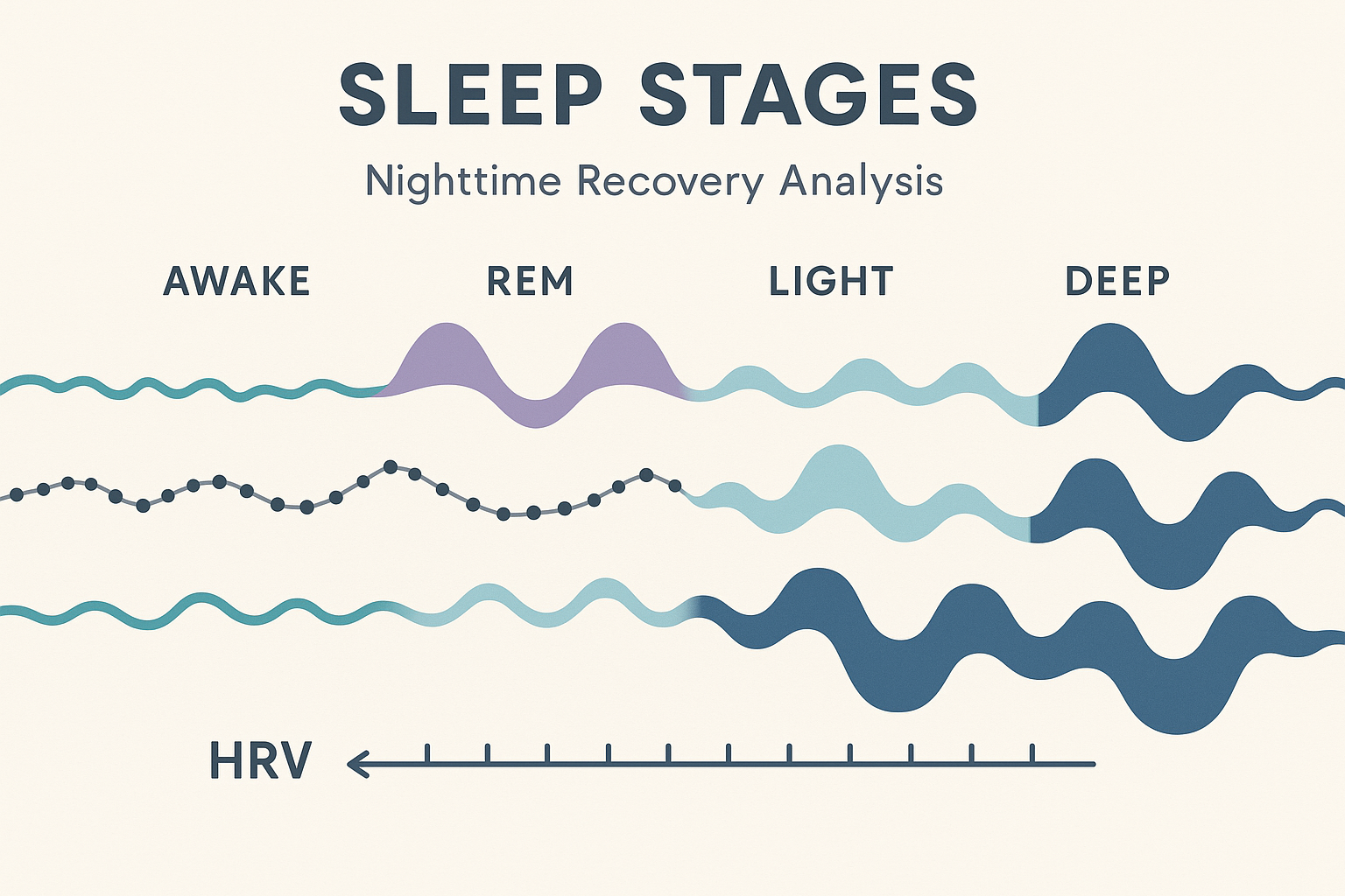Sleep stage HRV analysis optimization