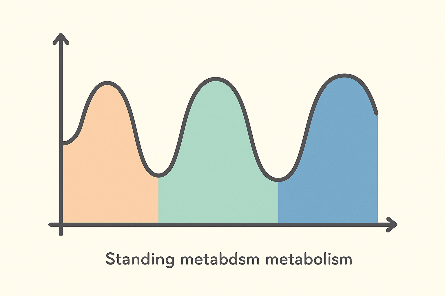 Metabolic phases of standing desk usage