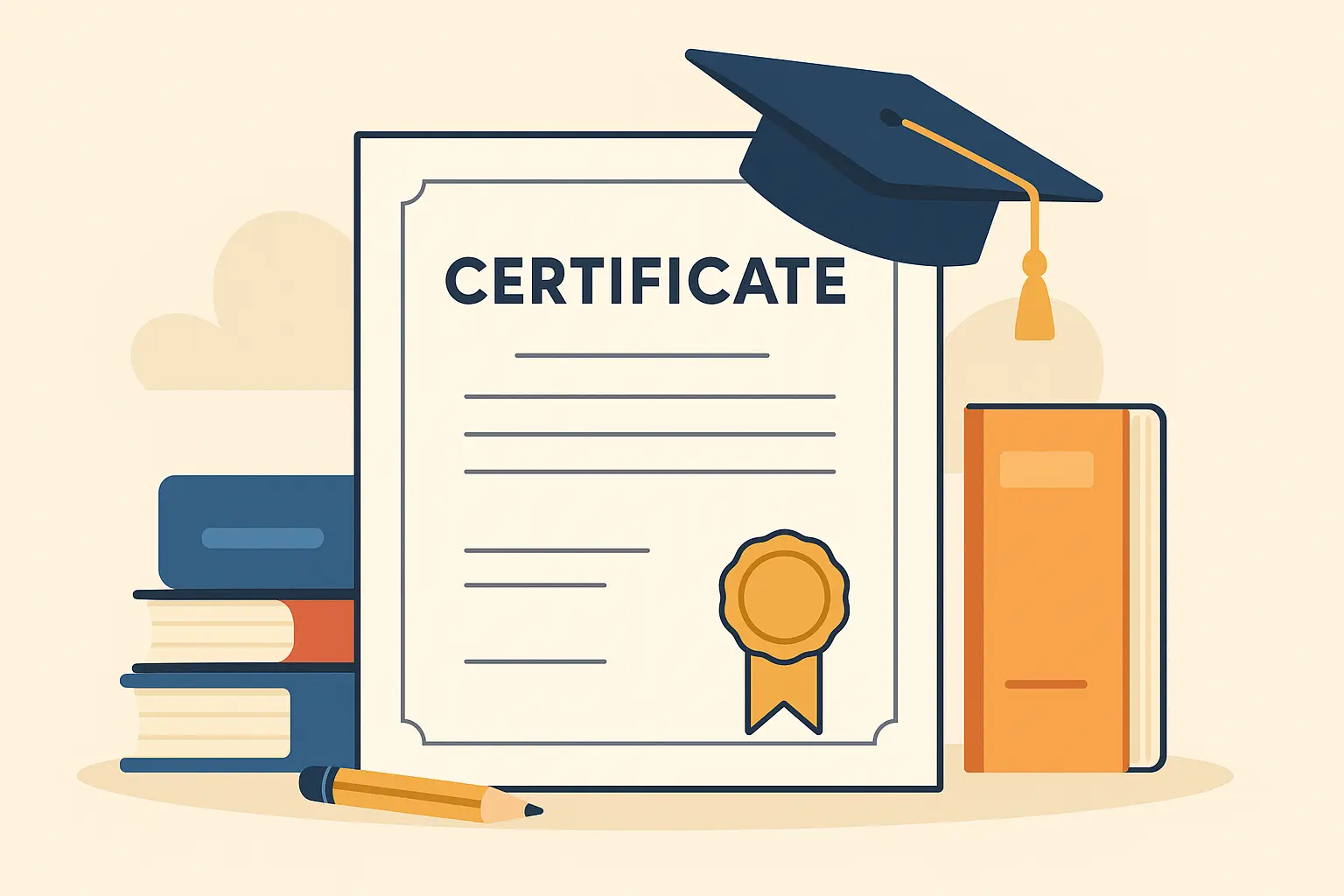 Real estate education certificate completion