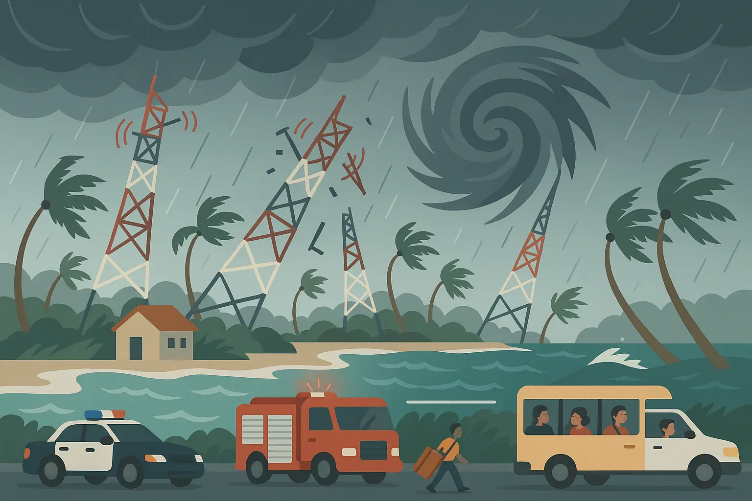 Hurricane season communication disruption