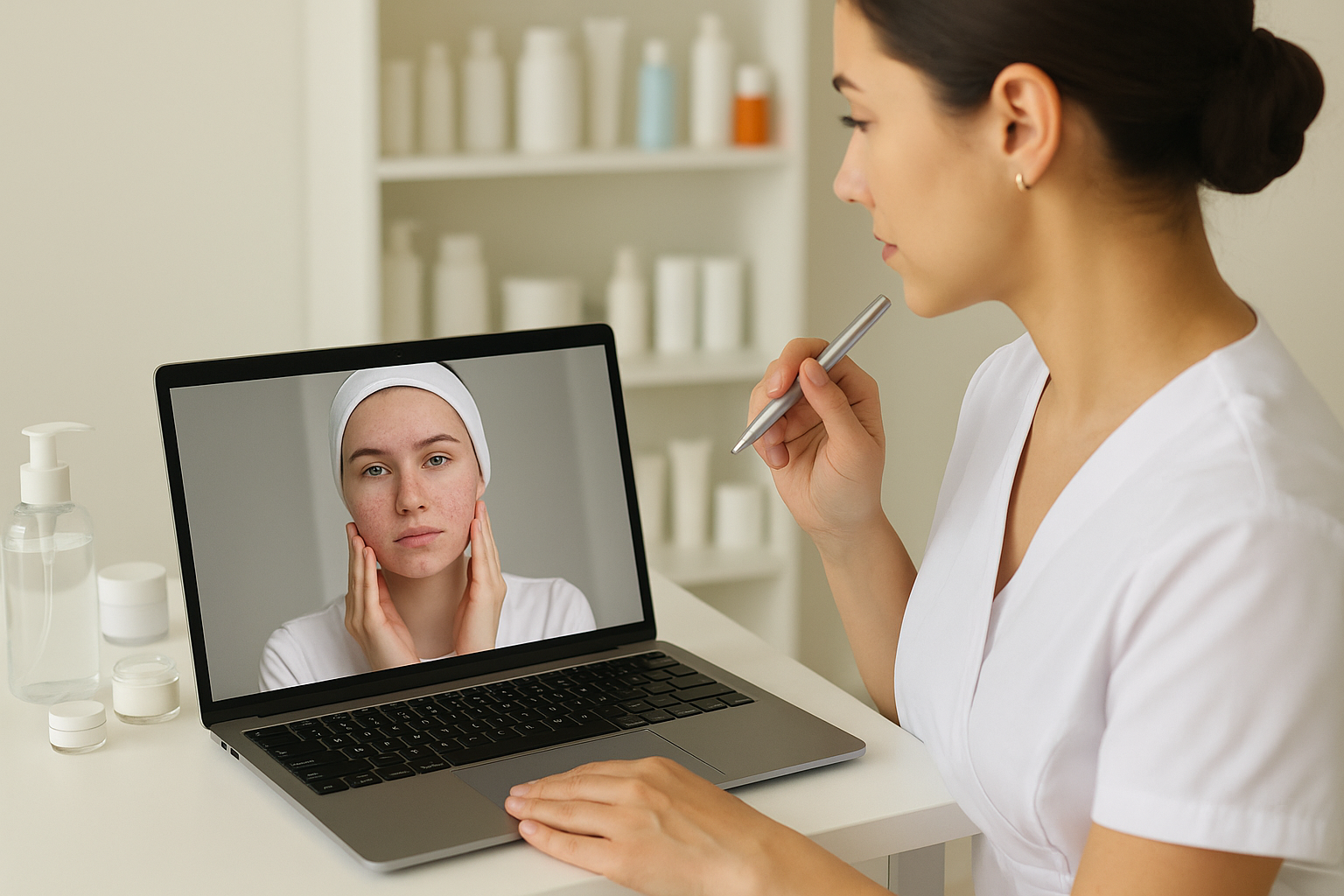 Digital revenue streams for cosmetologists flowchart