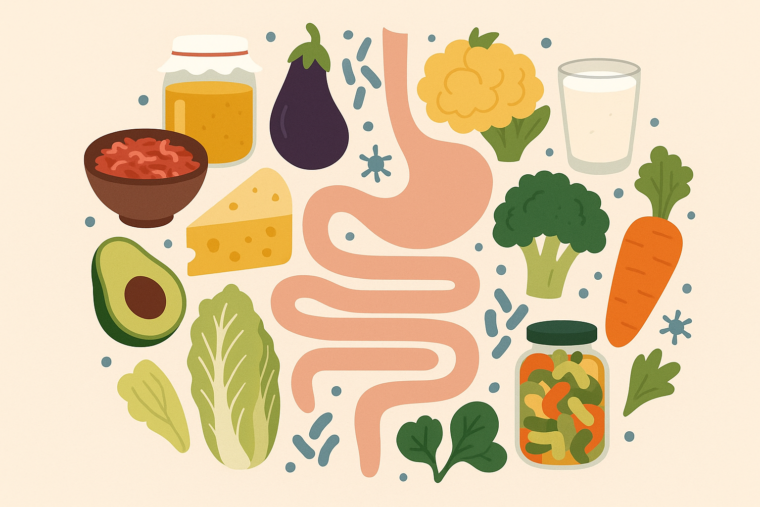 Microbiome reset phase foods