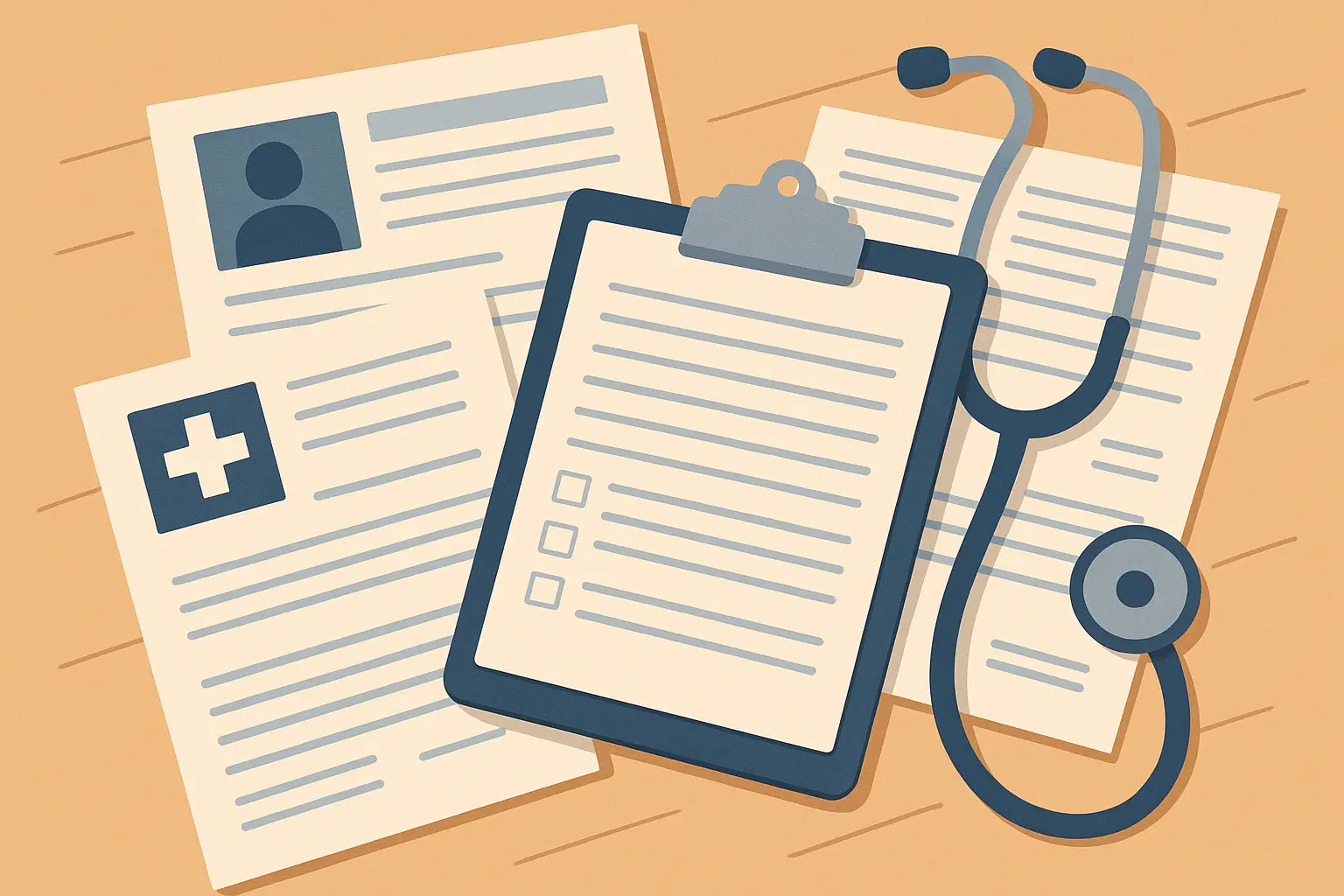 Medical examination and paperwork for maritime careers