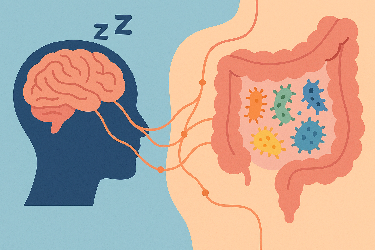 Gut-brain sleep connection