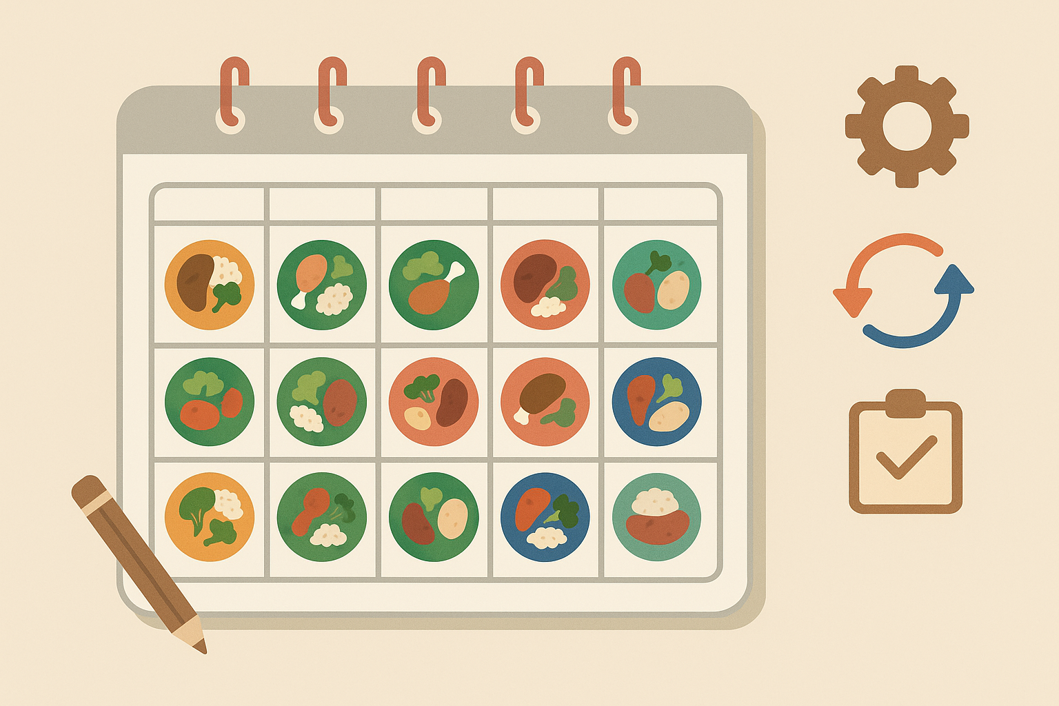 Weekly metabolic variety in vegan meal planning