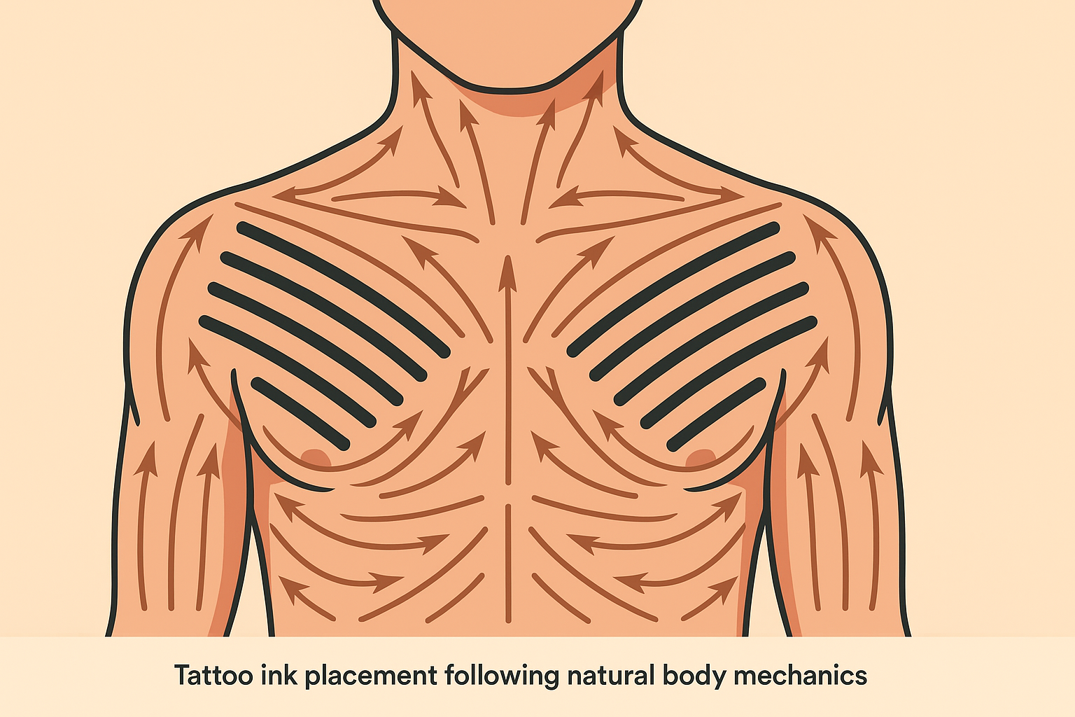 Skin biomechanics and tattoo placement