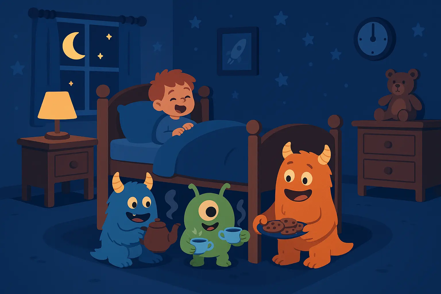 Classic monster characters for children