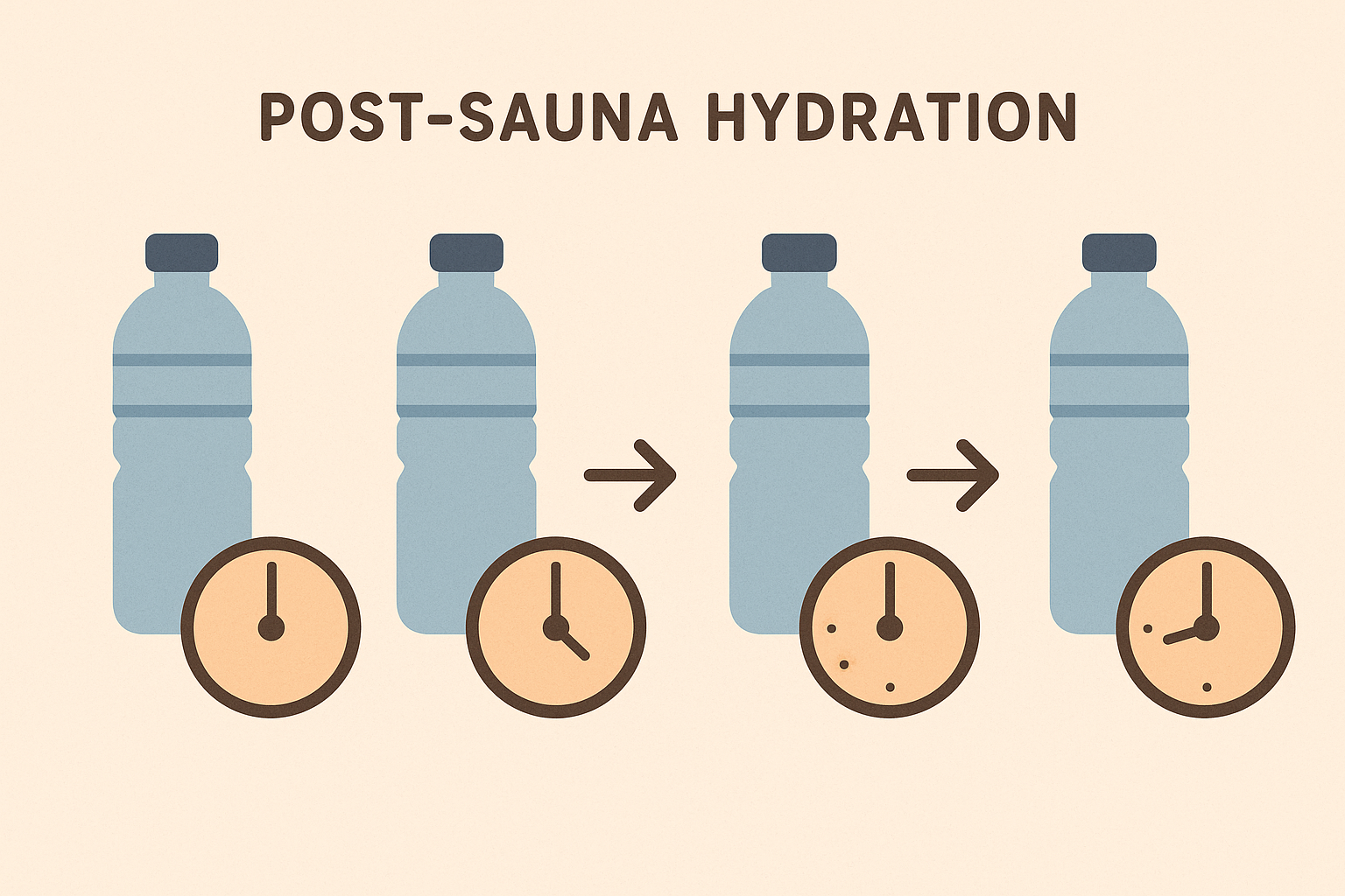 Post-sauna hydration strategy