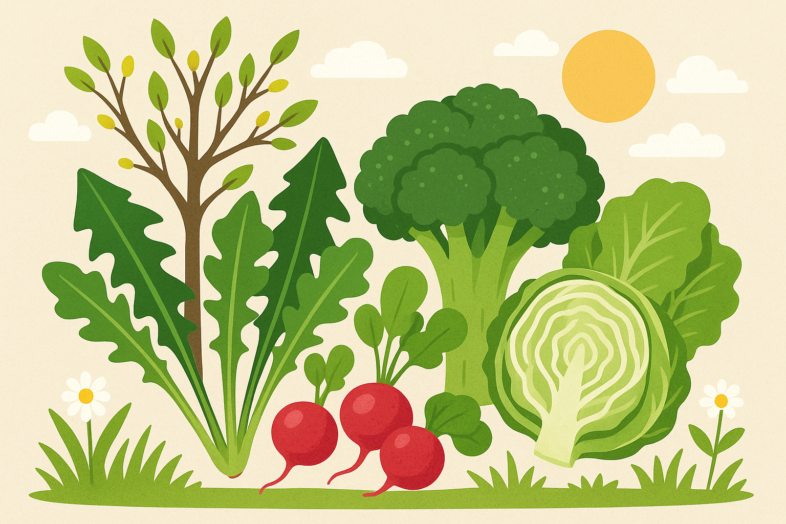 Spring detox raw foods