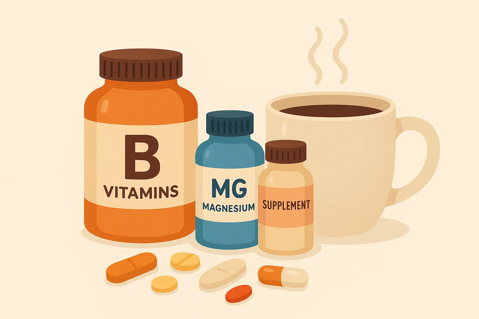 Nutritional supplements for melatonin hangover recovery