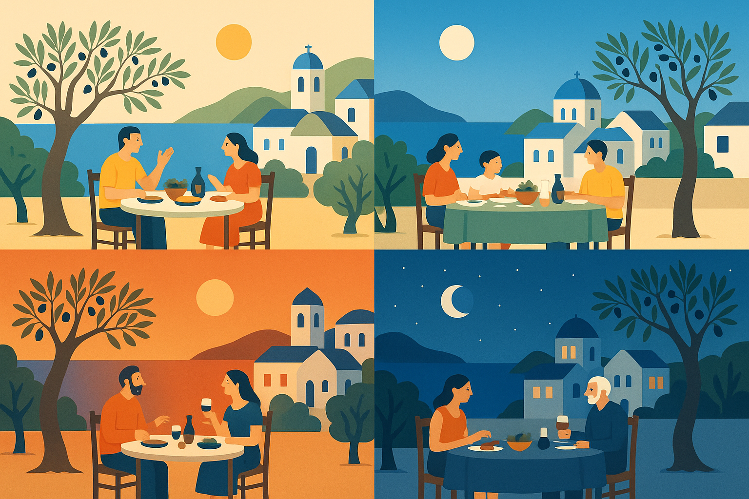 Mediterranean diet meal plan timing guide