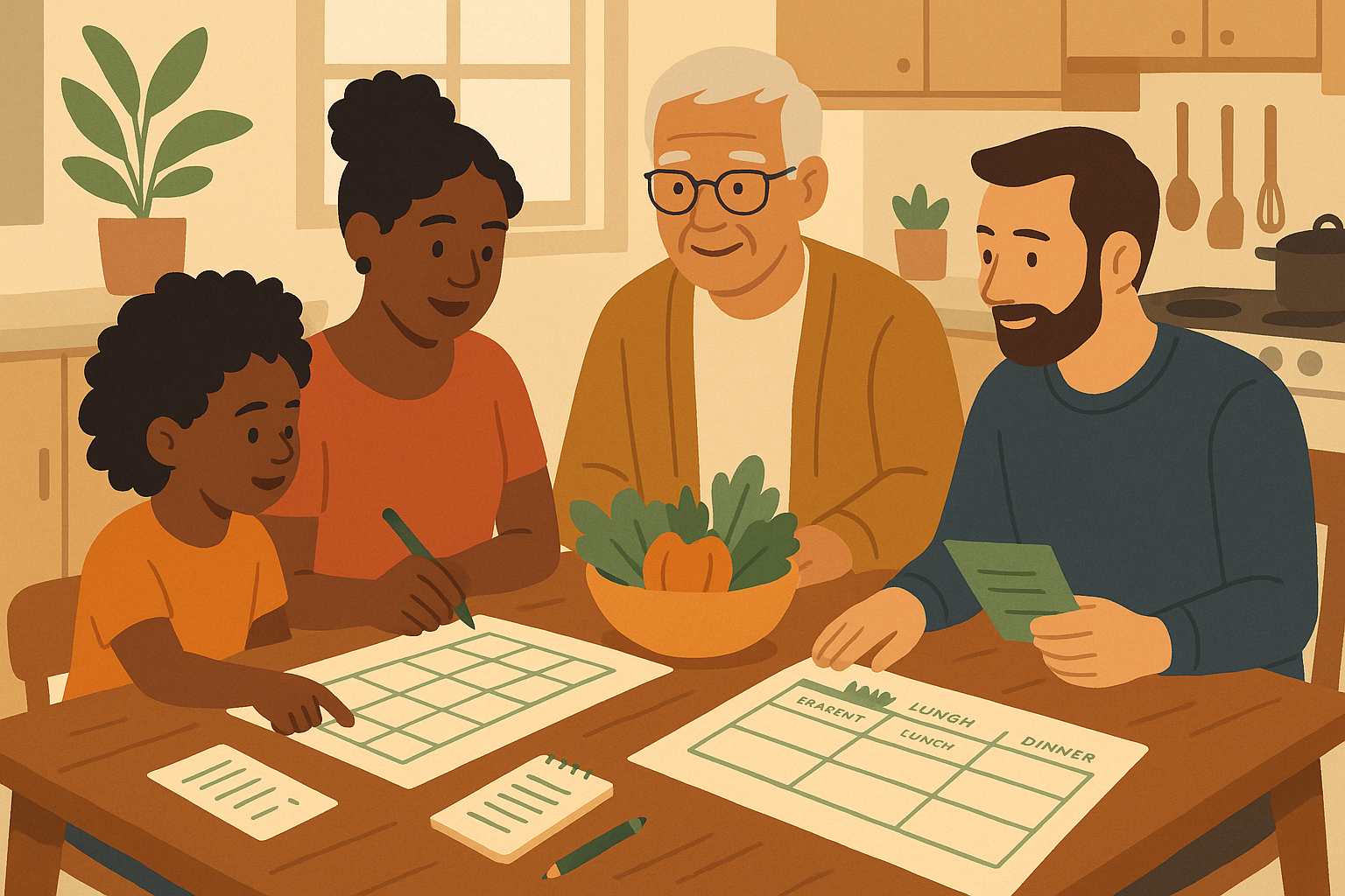 family meal planning dynamics