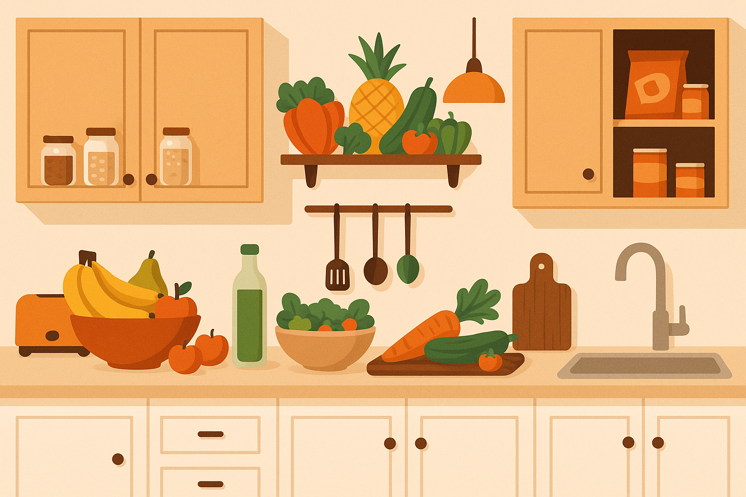 Environmental design for healthy eating habits