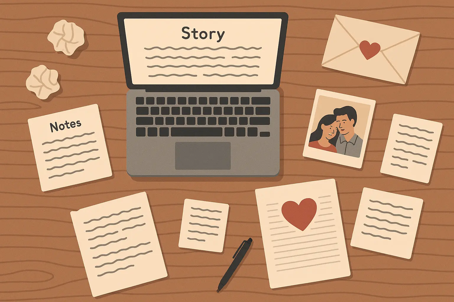 Writing techniques for short love stories