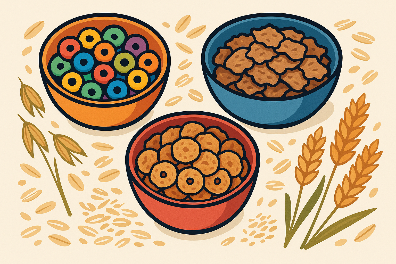 High fiber cereal comparison chart