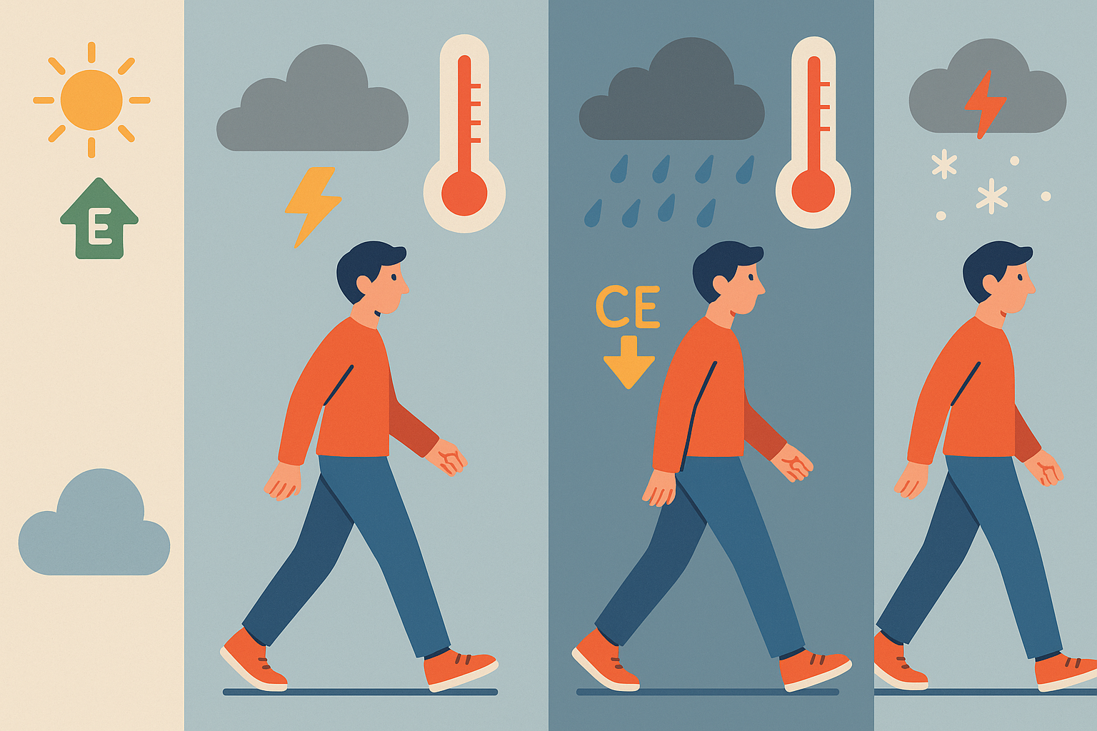 Weather impact on calorie burn