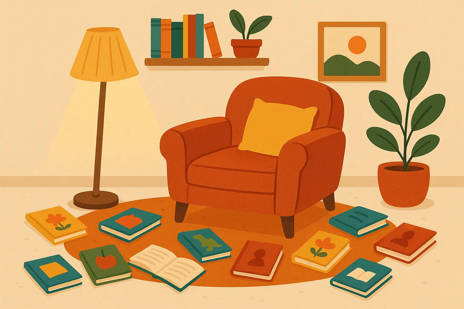 Collection of colorful children's books for 7 year olds