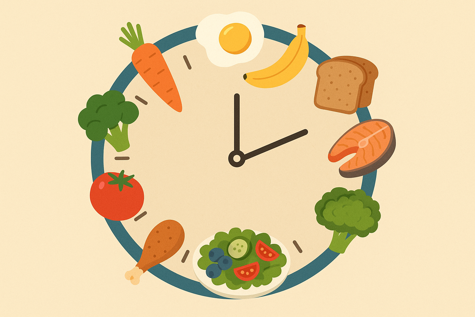 Hormonal response timing for meal sequencing