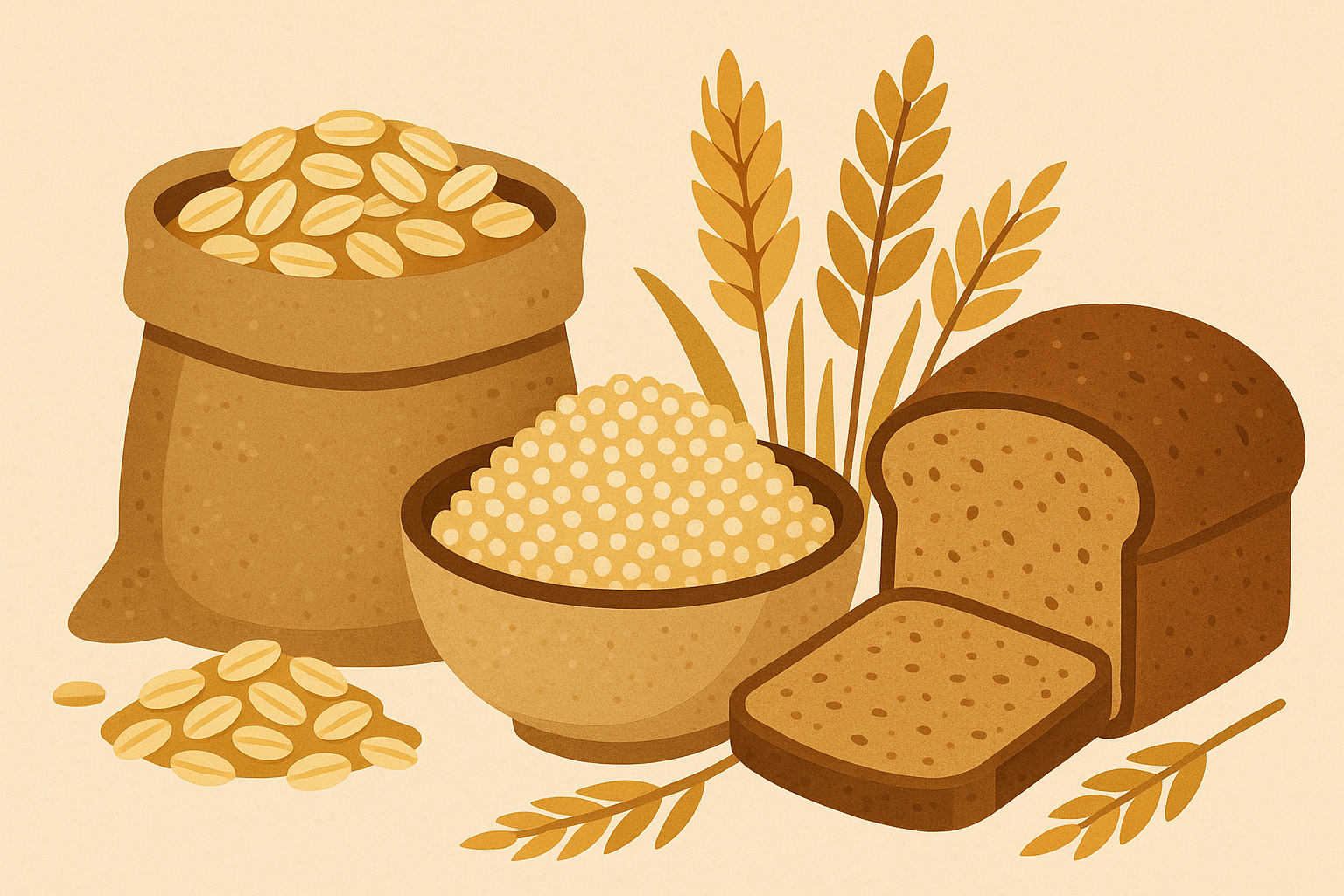 Whole grain high fiber options
